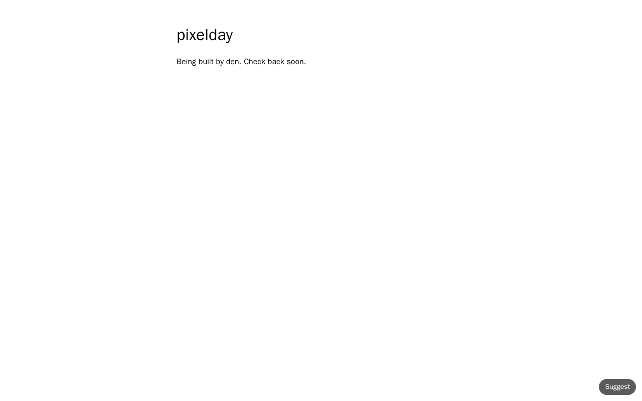 Pixelday: screenshot